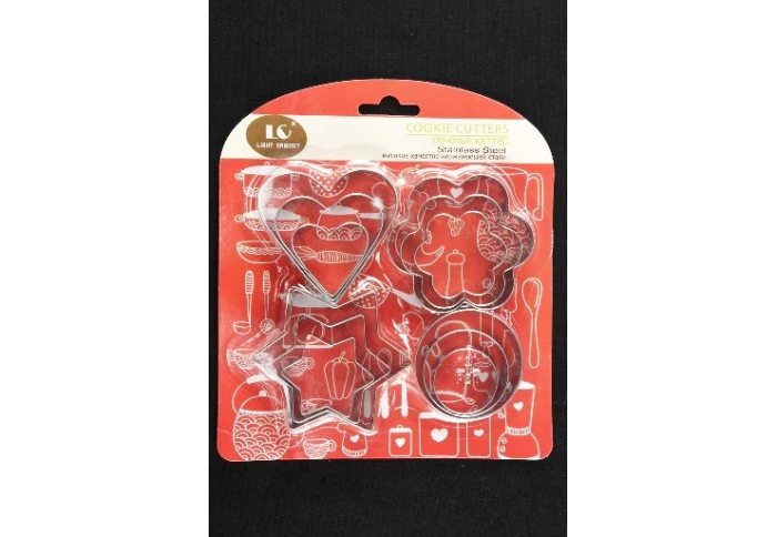 Набор форм для печенья металлические А-плюс 12СС Набор форм для печенья металлические А-плюс 12СС