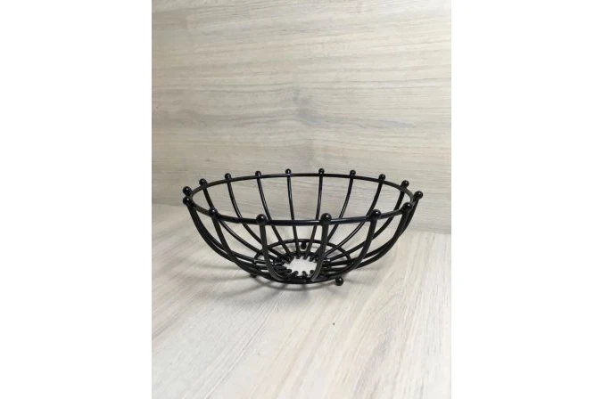 Фруктовница металлическая с шариками 300740 (250x110 мм) Фруктовница металлическая с шариками 300740 (250x110 мм)