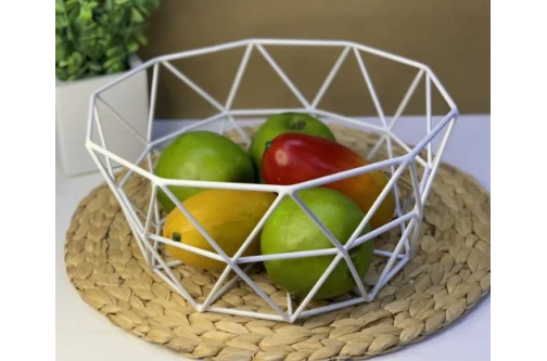 Фруктовница металлическая Двойная 63653320 (230x120 мм) Фруктовница металлическая Двойная 63653320 (230x120 мм)