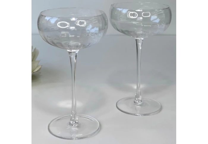 Набор бокалов для мартини Грані прозорі Olens 102-908 (240мл) Набор бокалов для мартини Грані прозорі Olens 102-908 (240мл)