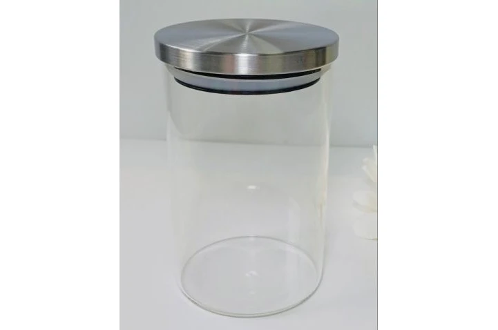 Банка кругла з бамбуковою кришкою Olens Стор 8030-350 (900 мл)