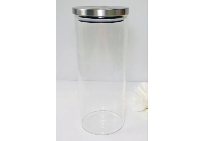 Банка круглая с металлической крышкой Olens Стор 8030-352 (1700 мл)