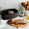Хлібниця з дошкою-кришкою Maestro MR-1776-BLACK
