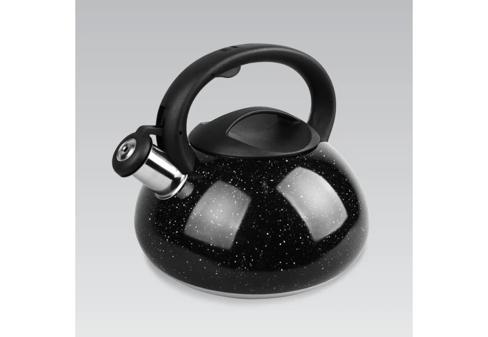 Чайник из нержавеющей стали со свистком Maestro MR-1316-BLACK (3 л)