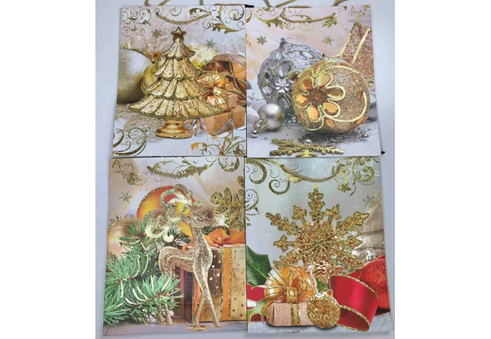 Пакет подарочный большой Новорічна іграшка 2024 102-1014