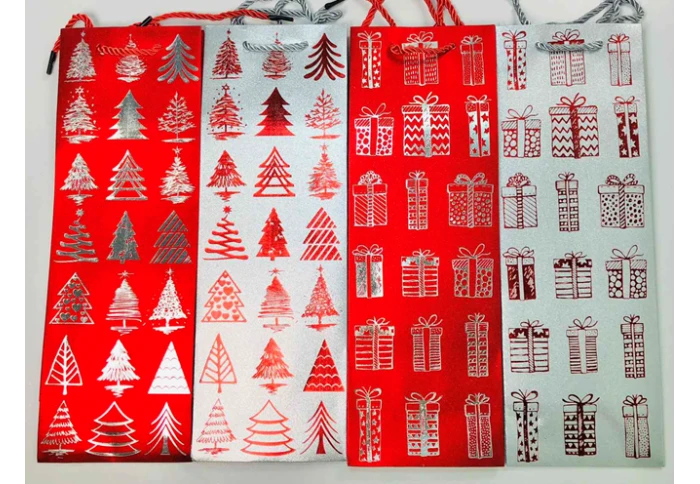 Пакет подарочный средний Подарунки та ялинки 102-1058 