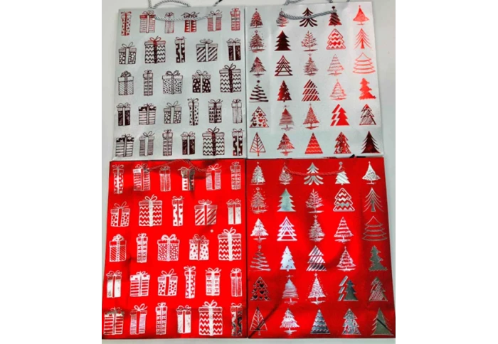 Пакет подарочный большой Подарунки та ялинки 102-1057