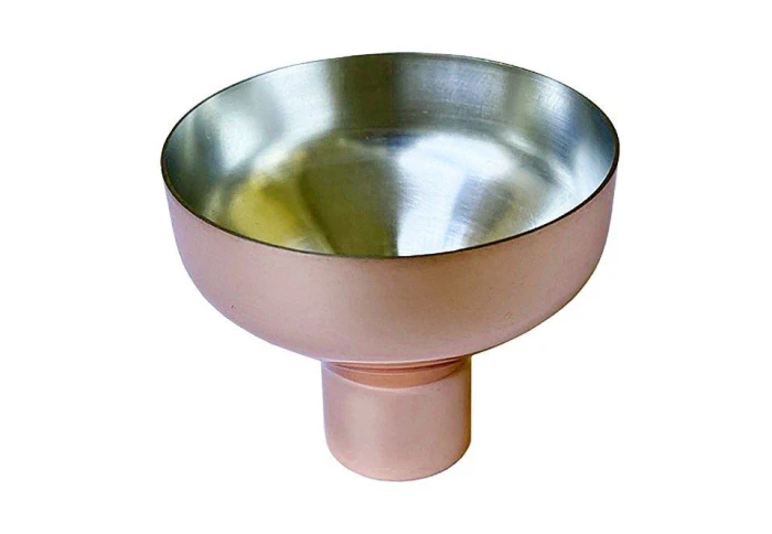 Медная воронка для насыпания кофе в турку ZH классика