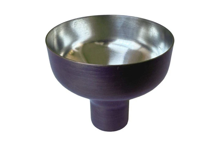 Медная воронка для насыпания кофе в турку ZH патина