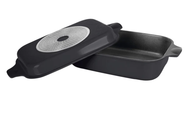 Багатофункційна гусятниця з грилем RINGEL ZITRONE BLACK RG-2108-34 BL (6+3 л)