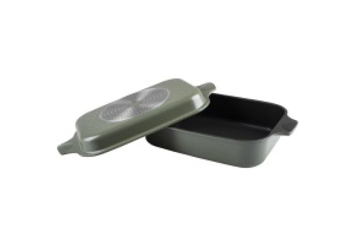Багатофункційна гусятниця з грилем RINGEL ZITRONE OLIVE RG-2108-34/OL (6+3 л)