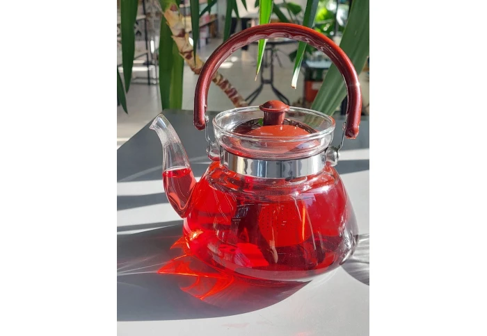 Чайник заварочный стеклянный Olens Санні 101-100 (1200 мл) Чайник заварочный стеклянный Olens Санні 101-100 (1200 мл)