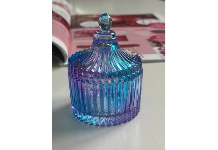 Сахарница стеклянная Блакитний купол 102-027 (250 мл)