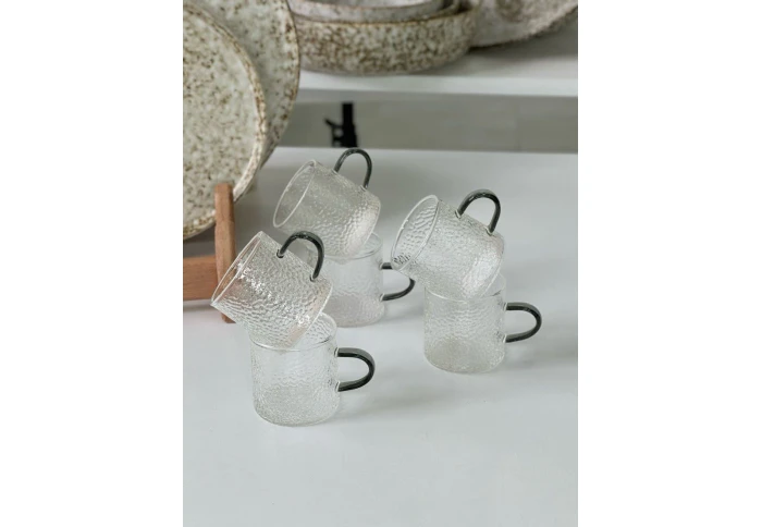 Набор из 6 чашек Olens Айс-прессо серебро 8030-247 (130 мл)