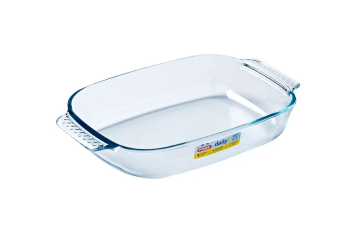 Прямокутна скляна форма для запікання Pyrex DAILY 231B000/3646 (35х23х6 см)