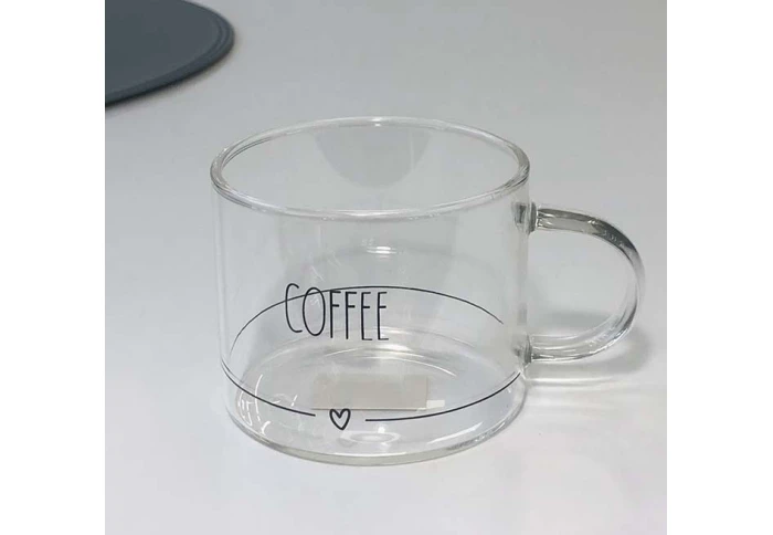 Кухоль скляний Coffee-Lover Olens 102-59 (250 мл)