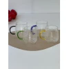 Кухоль скляний Синій Колосок Olens 8030-261 (390 мл)