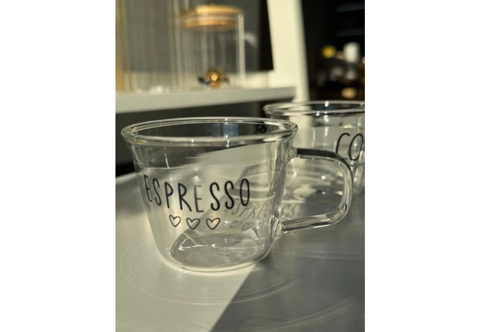Кухоль скляний Espresso Olens 102-802 (150 мл)