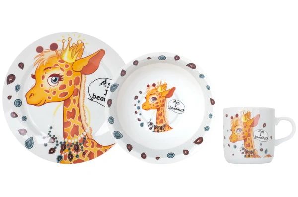 Набор детской посуды Limited Edition GIRAFFE YF6025 (3 предмета) Набор детской посуды Limited Edition GIRAFFE YF6025 (3 предмета)