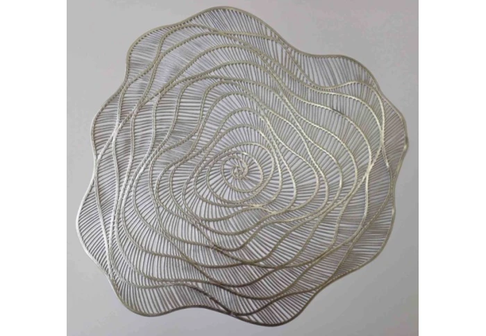 Коврик сервировочный серебрянный Olens Троянда 102-997