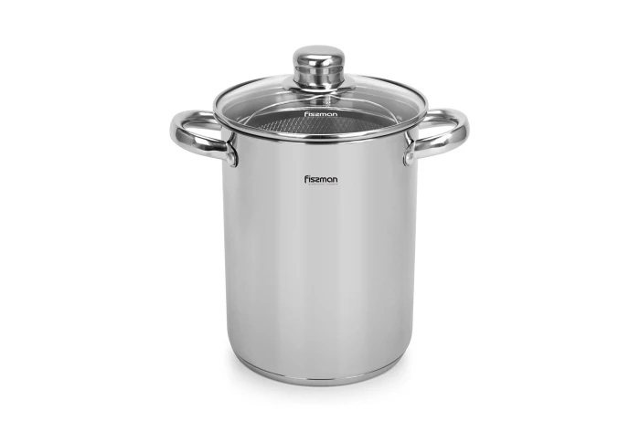 Кастрюля со вставкой-пароваркой из нержавеющей стали Fissman CAPELLINI 5369 (3,5 л) Кастрюля со вставкой-пароваркой из нержавеющей стали Fissman CAPELLINI 5369 (3,5 л)