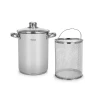 Каструля із вставкою-пароваркою із нержавіючої сталі Fissman CAPELLINI 5369 (3,5 л)