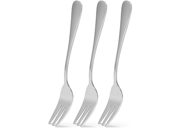 Набір із трьох десертних виделок з нержавіючої сталі Fissman FLAVIA 3043 (3 шт) Набір із трьох десертних виделок з нержавіючої сталі Fissman FLAVIA 3043 (3 шт)