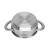 Каструля із вставкою-пароваркою із нержавіючої сталі Fissman Gulliver 5428 (1,1 л)