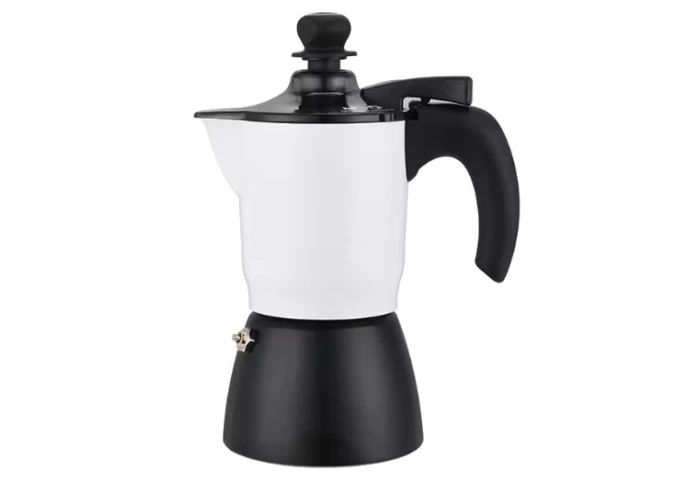 Гейзерная алюминиевая кофеварка на 3 чашки Edenberg Moka Cream EB-3791 (150 мл)