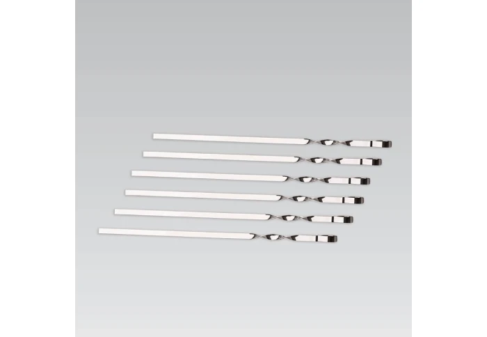 Набір з 6 шампурів Maestro MR-1007 (45 см) Набір з 6 шампурів Maestro MR-1007 (45 см)