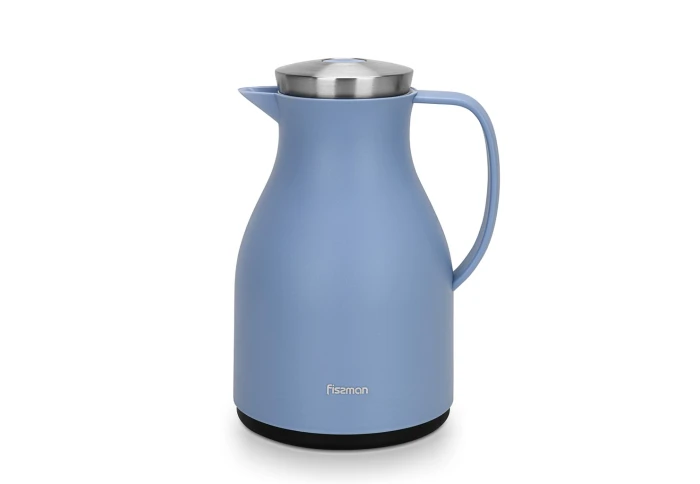 Термос-кувшин со стеклянной колбой Fissman синий 19847 (1000 мл) Термос-кувшин со стеклянной колбой Fissman синий 19847 (1000 мл)