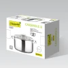 Каструля з нержавіючої сталі з кришкою Maestro MR-3514-16 (1,3 л)