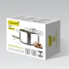 Каструля з нержавіючої сталі з кришкою Maestro MR-3514-20 (2,5 л)