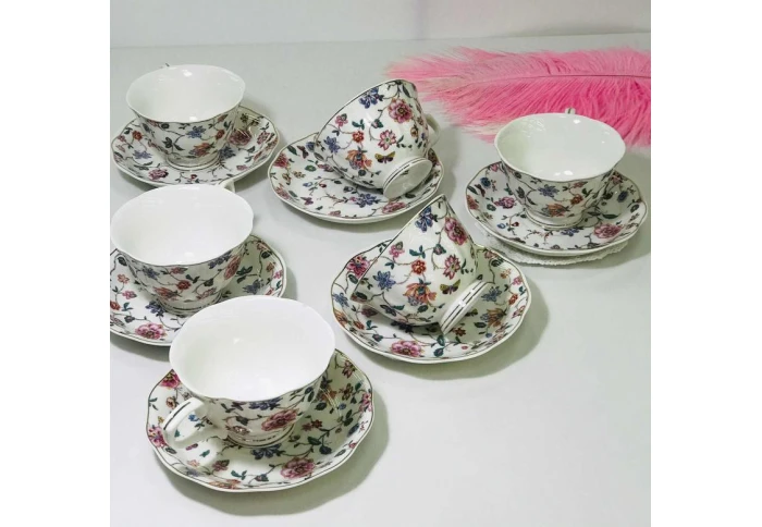 Набор чашек с блюдцами Бавария Olens 16585-3 (250 мл)