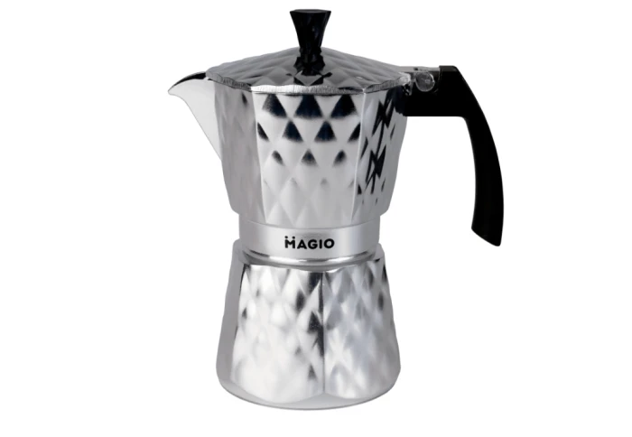 Гейзерная кофеварка MAGIO 1004MG (300 мл) Гейзерная кофеварка MAGIO 1004MG (300 мл)