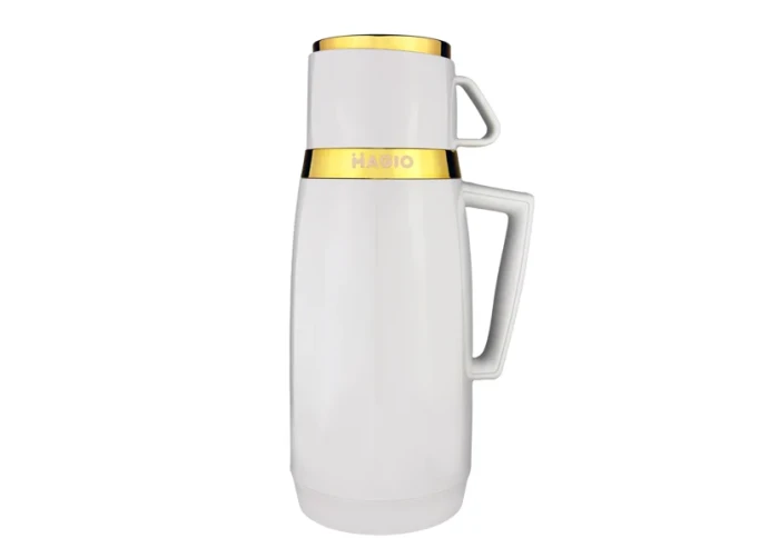 Термос со стеклянной колбой белый MAGIO 1050MGW (1 л) Термос со стеклянной колбой белый MAGIO 1050MGW (1 л)