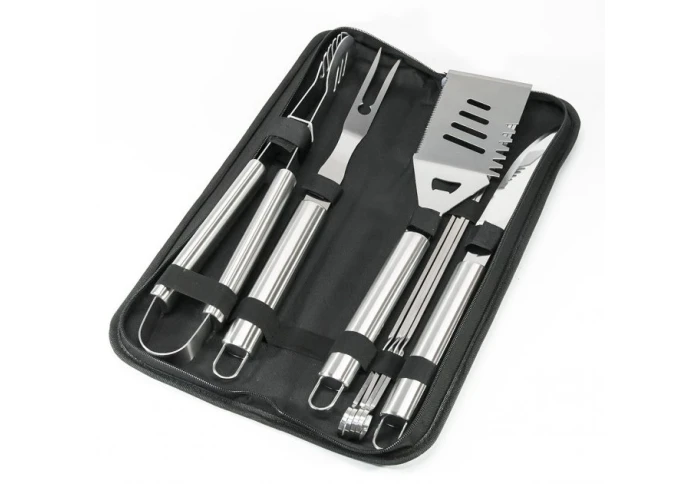 Набір для барбекю і гриля з шампурами Dynasty 12006 (8 предметів) Набір для барбекю і гриля з шампурами Dynasty 12006 (8 предметів)