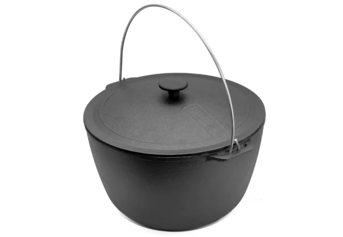 Казан чавунний туристичний з кришкою Brizoll KT06-1 (6 л) Казан чавунний туристичний з кришкою Brizoll KT06-1 (6 л)