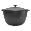 Казан чавунний туристичний з кришкою Brizoll KT10-1 (10 л)