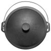 Казан чавунний туристичний з кришкою Brizoll KT10-1 (10 л)