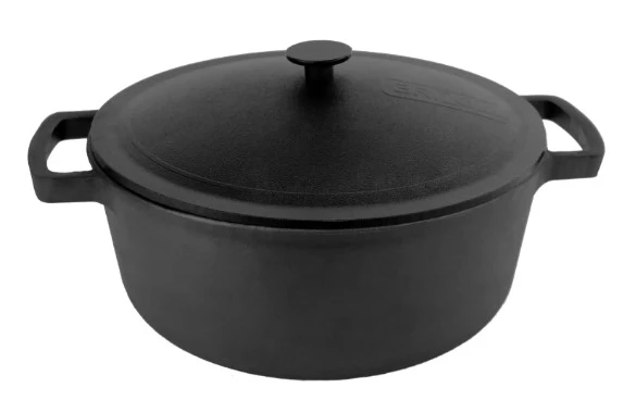 Каструля чавунна з кришкою Brizoll P-6L-1 (6 л) Каструля чавунна з кришкою Brizoll P-6L-1 (6 л)