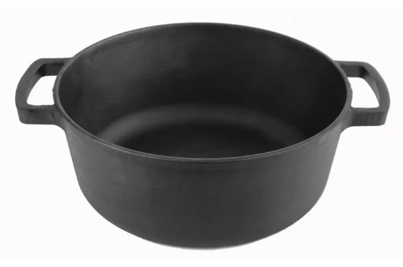 Каструля чавунна без кришки Brizoll P-6L (6 л) Каструля чавунна без кришки Brizoll P-6L (6 л)