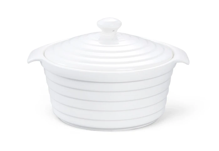 Кастрюля фарфоровая с крышкой Fissman 14163 (13х6 см)