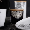 Банка керамічна для сипучих продуктів з дерев'яною кришкою Limited Edition KORA JH6009-5 (0,5 л)