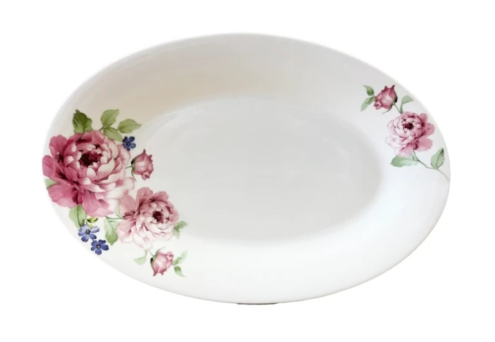 Тарелка обеденная Limited Edition ROSE YF6024-5 (25.5х16.5 см) Тарелка обеденная Limited Edition ROSE YF6024-5 (25.5х16.5 см)