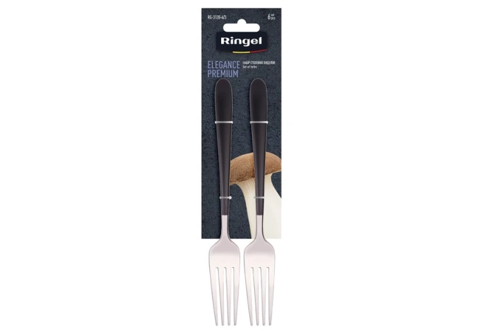 Набір столових виделок RINGEL ELEGANCE PREMIUM RG-3120-6/3 Набір столових виделок RINGEL ELEGANCE PREMIUM RG-3120-6/3