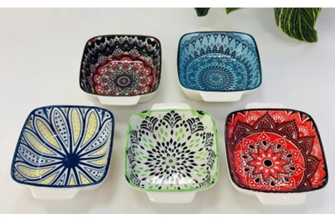 Тарелка керамическая глубокая с ручками Тригір`я 102-614 (450 мл) Тарелка керамическая глубокая с ручками Тригір`я 102-614 (450 мл)