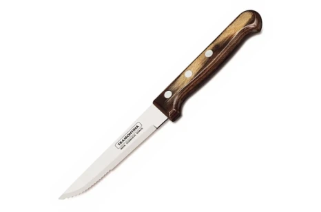 Нож для стейка из нержавеющей стали TRAMONTINA POLYWOOD JUMBO 21413/095 Нож для стейка из нержавеющей стали TRAMONTINA POLYWOOD JUMBO 21413/095
