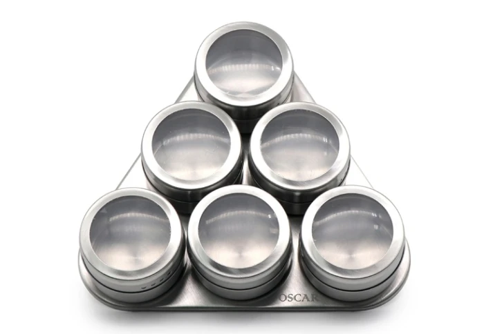 Набір баночок для спецій на металевій підставці OSCAR VERONA OSR-5002/7 (7 предметов) Набір баночок для спецій на металевій підставці OSCAR VERONA OSR-5002/7 (7 предметов)