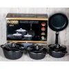 Набор посуды с мраморным покрытием Benson BN-100313 (7 предметов)